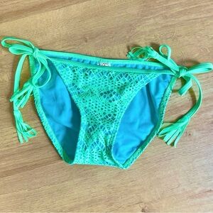 New Lace Aqua & Mint Swim Bottoms | Smoothies brand Size Small